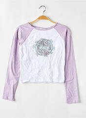 T-shirt violet DAISY STREET pour fille seconde vue