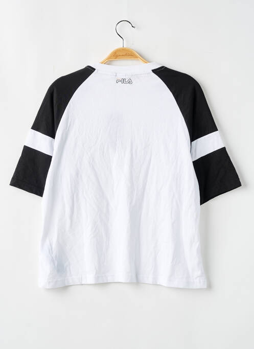 T-shirt stretch manches courtes blanc FILA fille