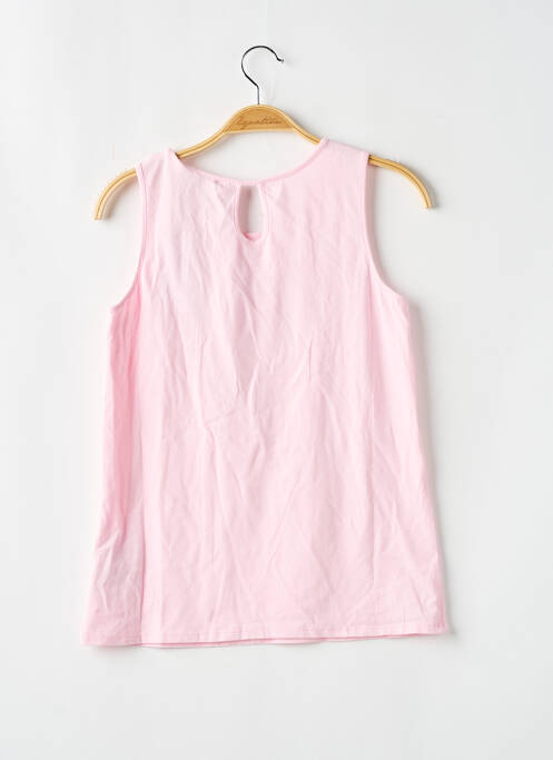 Débardeur coupe cintrée sans manche rose GUESS fille