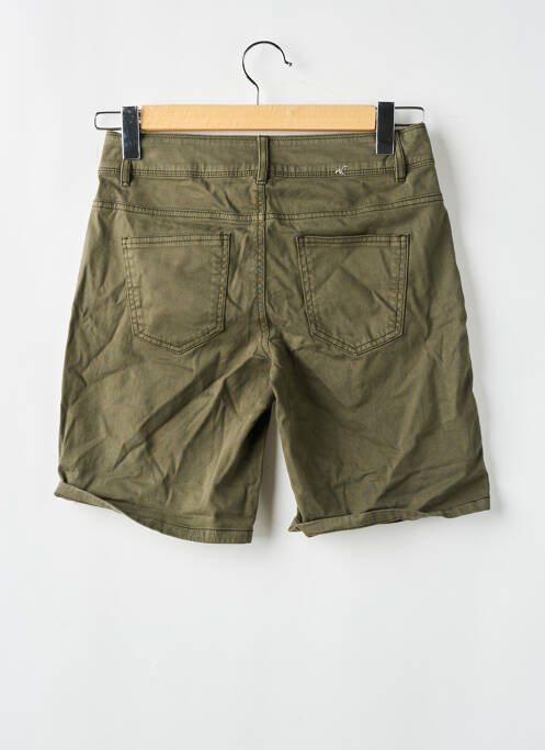 Bermuda slim taille normale vert TOM TAILOR femme