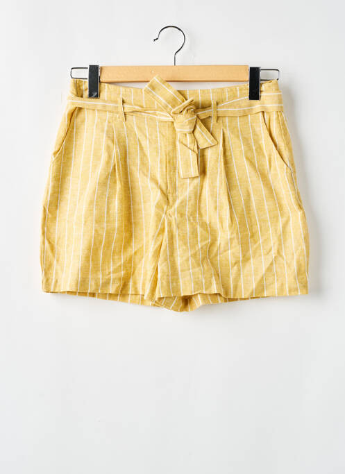Short jaune ONLY pour femme