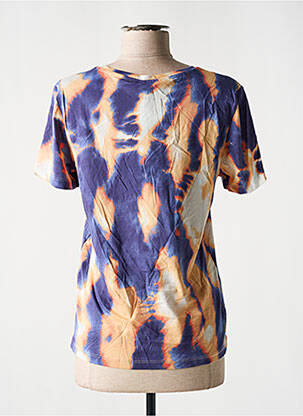 T-shirt coupe droite manches courtes bleu ONLY femme