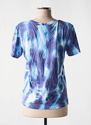 T-shirt coupe droite manches courtes violet ONLY femme