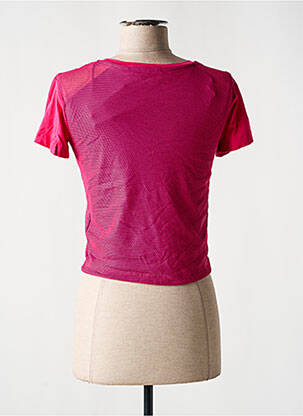 Top manches courtes manches courtes rose OLGA LEYERS femme