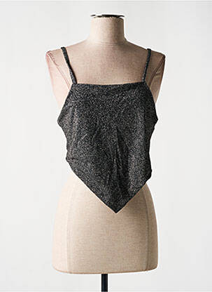 Top col carré fines bretelles noir ONLY femme