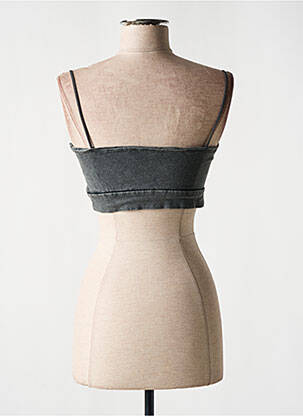 Top col carré fines bretelles gris TALLY WEIJL femme