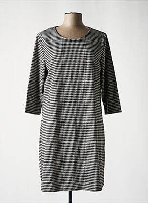 Robe mi-longue manches 3/4 manches 3/4 noir ONLY femme