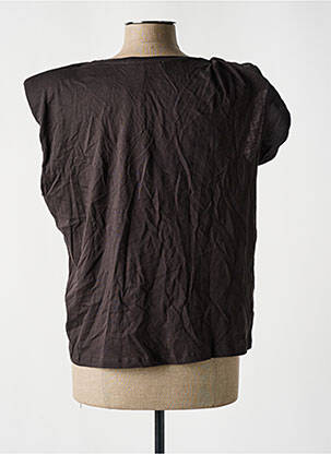 Débardeur tissage jersey sans manche gris MANGO femme