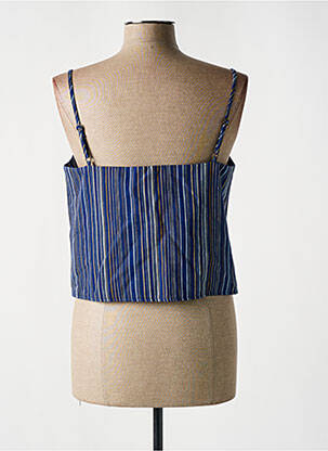 Top manches bretelles ajustables fines bretelles bleu LE FABULEUX MARCEL DE BRUXELLES femme