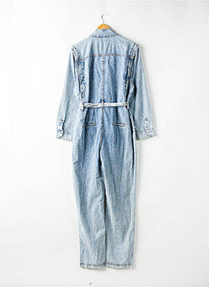 Combi-pantalon manches longues bleu OLGA LEYERS femme