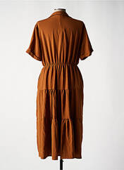 Robe mi-longue marron HAILYS pour femme seconde vue
