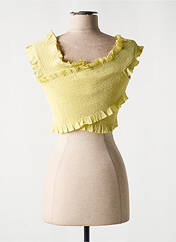 Top jaune MNG pour femme seconde vue