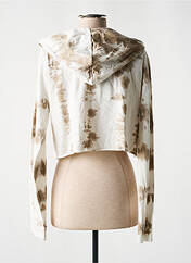 T-shirt beige NOISY MAY pour femme seconde vue