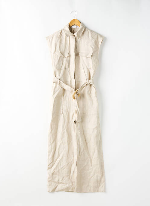 Combi-pantalon beige MNG pour femme