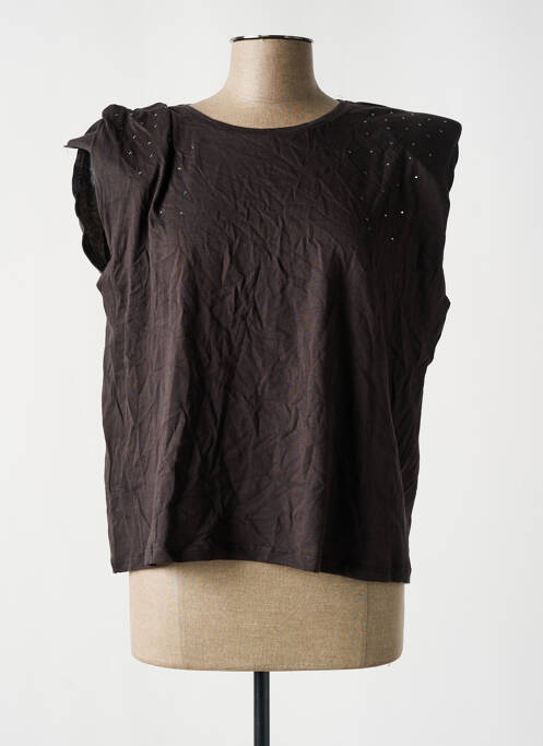 Débardeur gris MNG pour femme