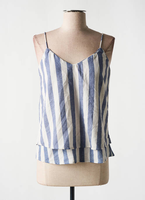 Top bleu ONLY pour femme