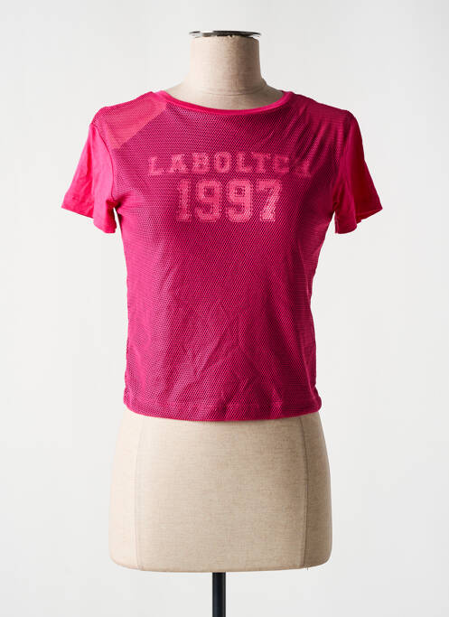 Top rose OLGA LEYERS pour femme