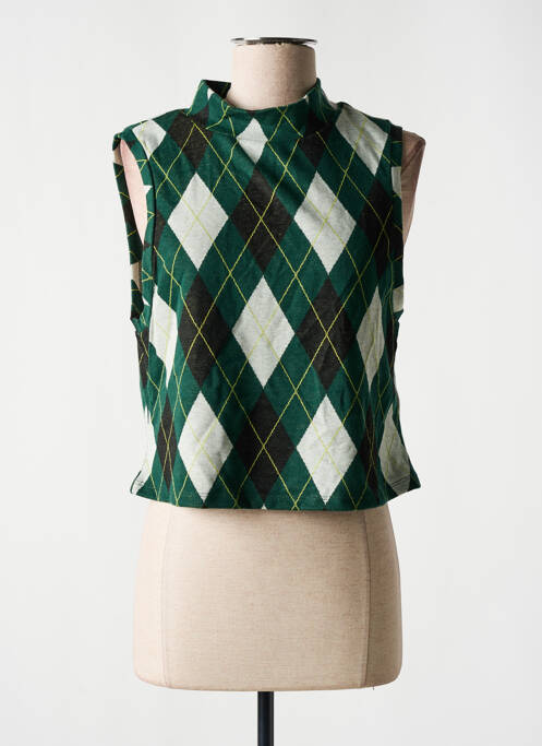 Top vert NOISY MAY pour femme