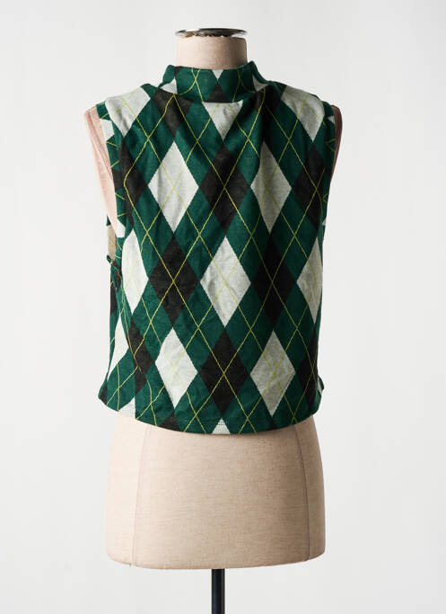 Top vert NOISY MAY pour femme