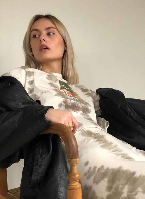 T-shirt beige NOISY MAY femme