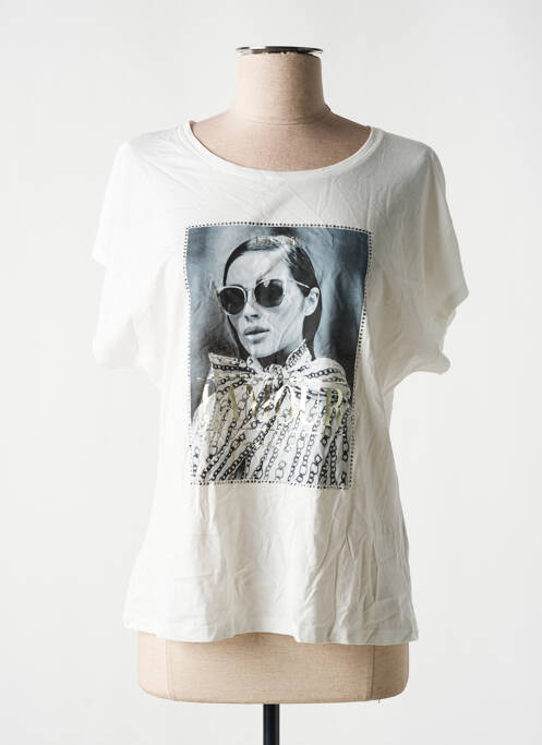 T-shirt blanc MORGAN pour femme