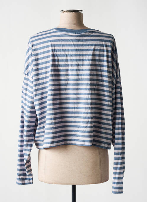 T-shirt bleu NOISY MAY pour femme