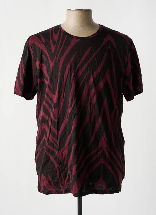 T-shirt rouge JACK & JONES pour homme