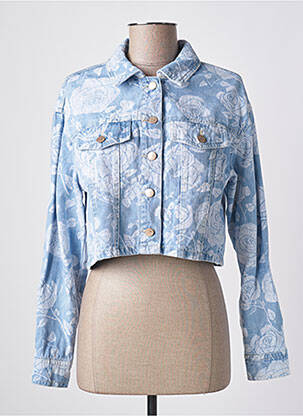 Veste casual coupe droite bleu ONLY femme