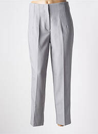 Pantalon droit stretch taille haute gris ONLY femme