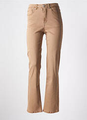 Pantalon droit beige ONLY pour femme seconde vue