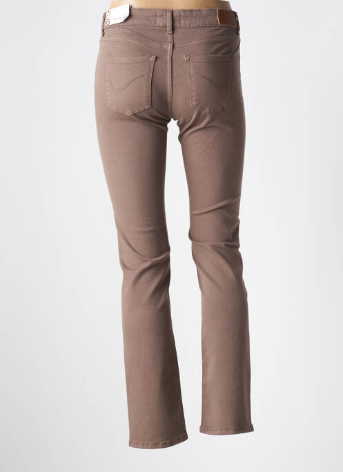 Jeans coupe droite marron ONLY pour femme