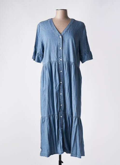 Robe mi-longue bleu ONLY CARMAKOMA pour femme