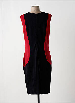 Robe mi-longue sans manche sans manche noir RAINBOW femme