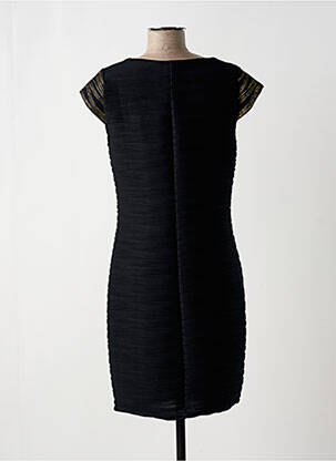 Robe mi-longue manches courtes manches courtes noir BODY FLIRT femme