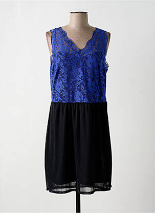 Robe mi-longue sans manche sans manche bleu BODY FLIRT femme