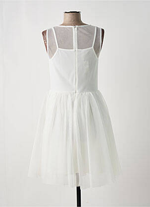 Robe mi-longue sans manche sans manche blanc BODY FLIRT femme
