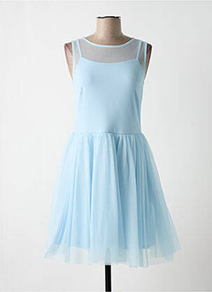 Robe mi-longue sans manche sans manche bleu BODY FLIRT femme