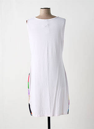 Robe mi-longue sans manche sans manche blanc BODY FLIRT femme