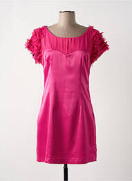 Robe courte manches courtes manches courtes rose KAFFIR LILY femme