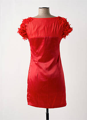 Robe courte manches courtes manches courtes rouge KAFFIR LILY femme