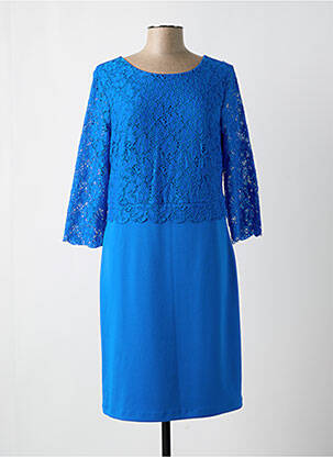 Robe mi-longue bleu BON PRIX pour femme