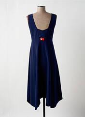 Robe mi-longue bleu TANAIS pour femme seconde vue