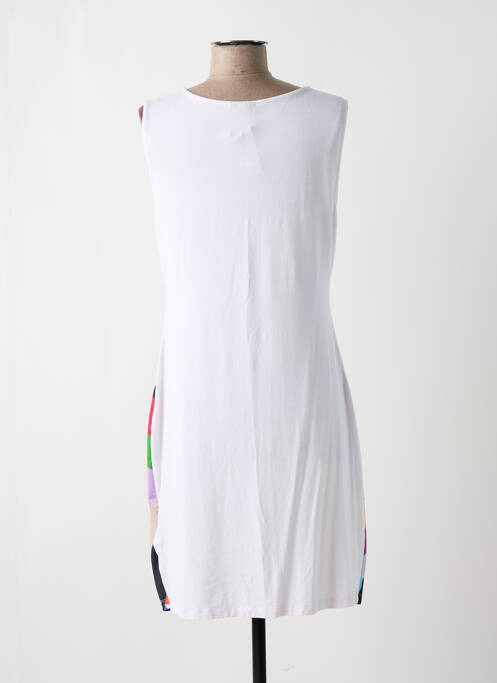 Robe mi-longue blanc BODY FLIRT pour femme