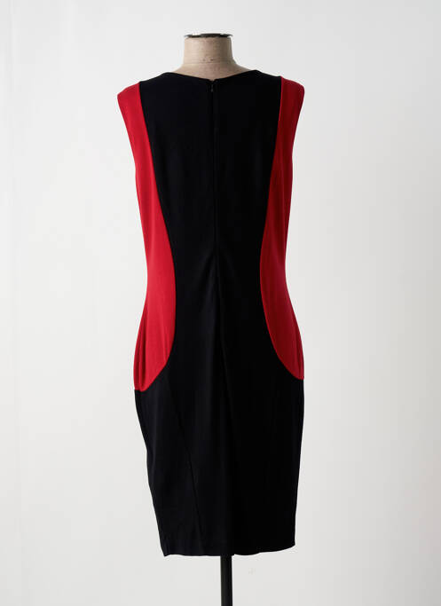 Robe mi-longue noir RAINBOW pour femme