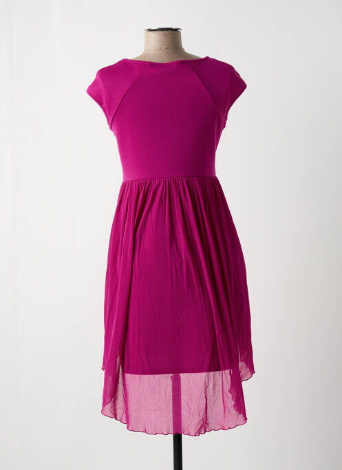 Robe mi-longue violet RAINBOW pour femme