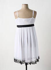 Robe mi-longue blanc BON PRIX pour femme seconde vue