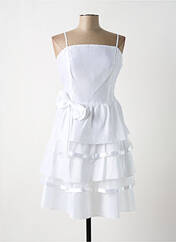 Robe mi-longue blanc ENVIE pour femme seconde vue