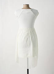 Robe mi-longue blanc RAINBOW pour femme seconde vue