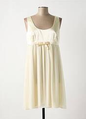 Robe mi-longue jaune BON PRIX pour femme seconde vue