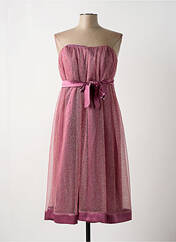 Robe mi-longue rose MATRIMONIA pour femme seconde vue